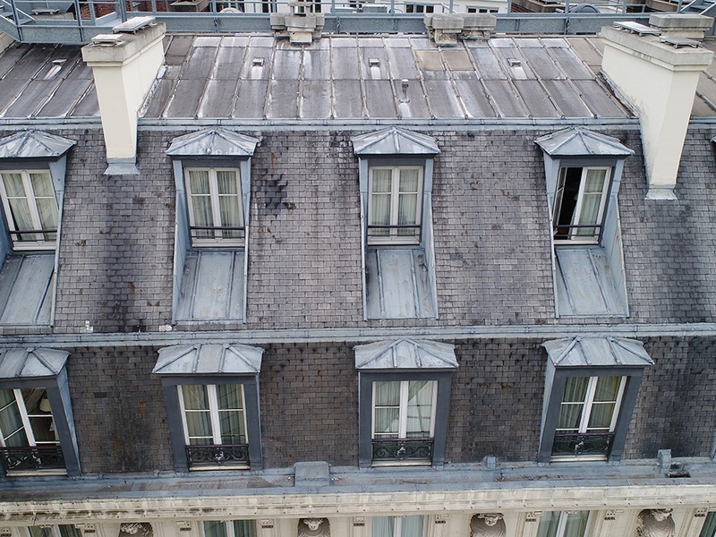 Inspection de couvertures et de façades par drone
